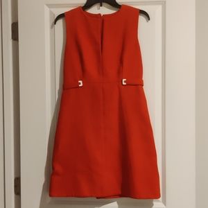 Diane Von Furstenberg Orange Dress with Pockets